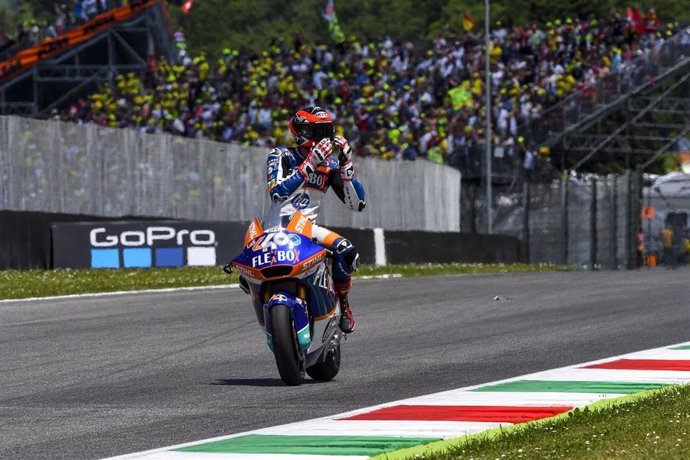 40 FERNANDEZ Augusto (Spa) Pons HP40 (Kalex), action during Moto 2 ITALY motorcycle Grand Prix 2019 at the Circuit of Mugello from May 31 to June 2, 2019 in Italy - Photo Studio Milagro / DPPI