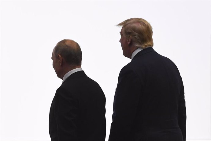 Vladimir Putin y Donald Trump en Osaka