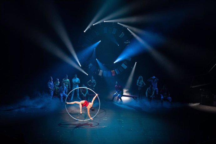 Un momento de 'Rebel', el espectáculo del Cirque du Soleil en Andorra, estrenado este sábado