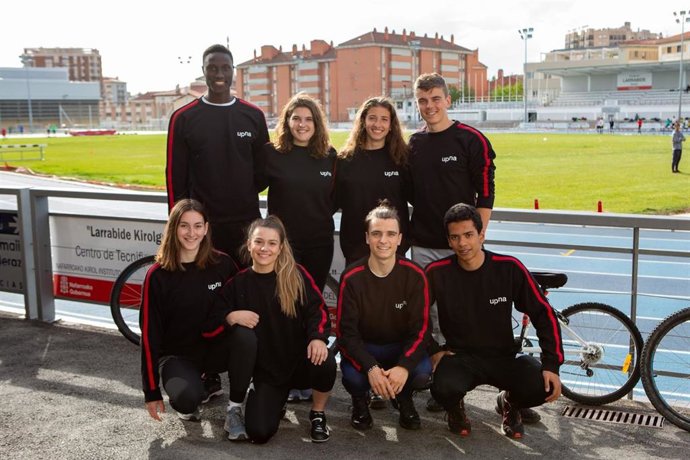 El equipo de atletismo de la UPNA
