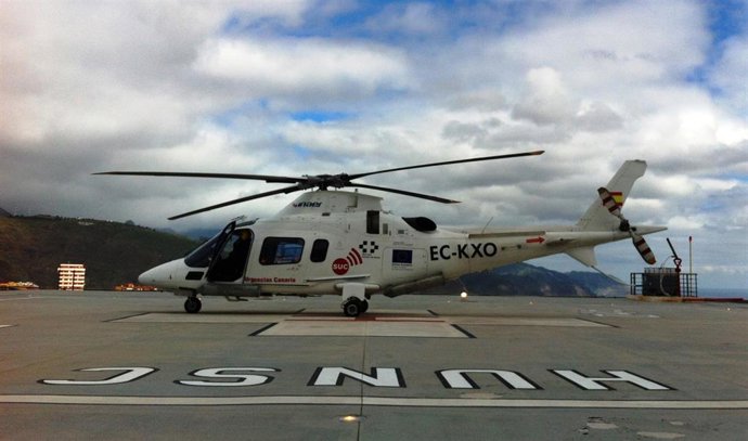 Helicóptero del SUC (Servicio de Urgencias Canario)