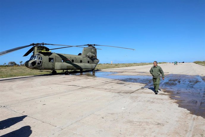 Aeropuerto de Mitiga, en Trípoli