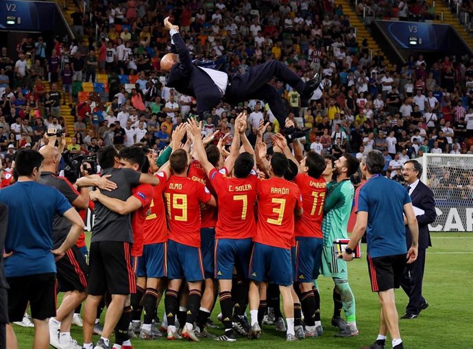 El entrenador de la selección española Sub-21, Luis de la Fuente.