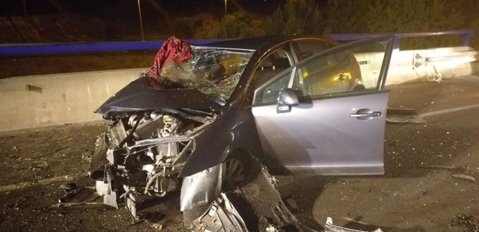 Muere una conductora en una colisión frontal en Vilafranca del Peneds