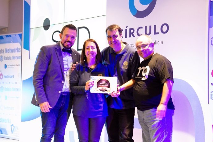 LIOC Editorial recibe el premio a "La Mejor Editorial de los Emprendedores"