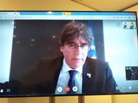 Puigdemont: "Ya dijimos que este partido se jugaría en Europa"