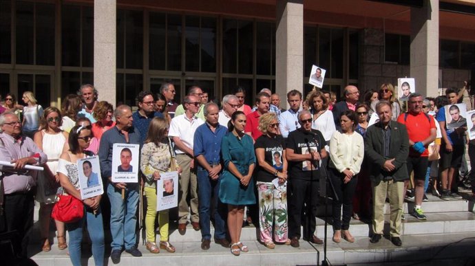 Una concentración por la desparición de Paco Molina en Córdoba, en una imagen de archivo