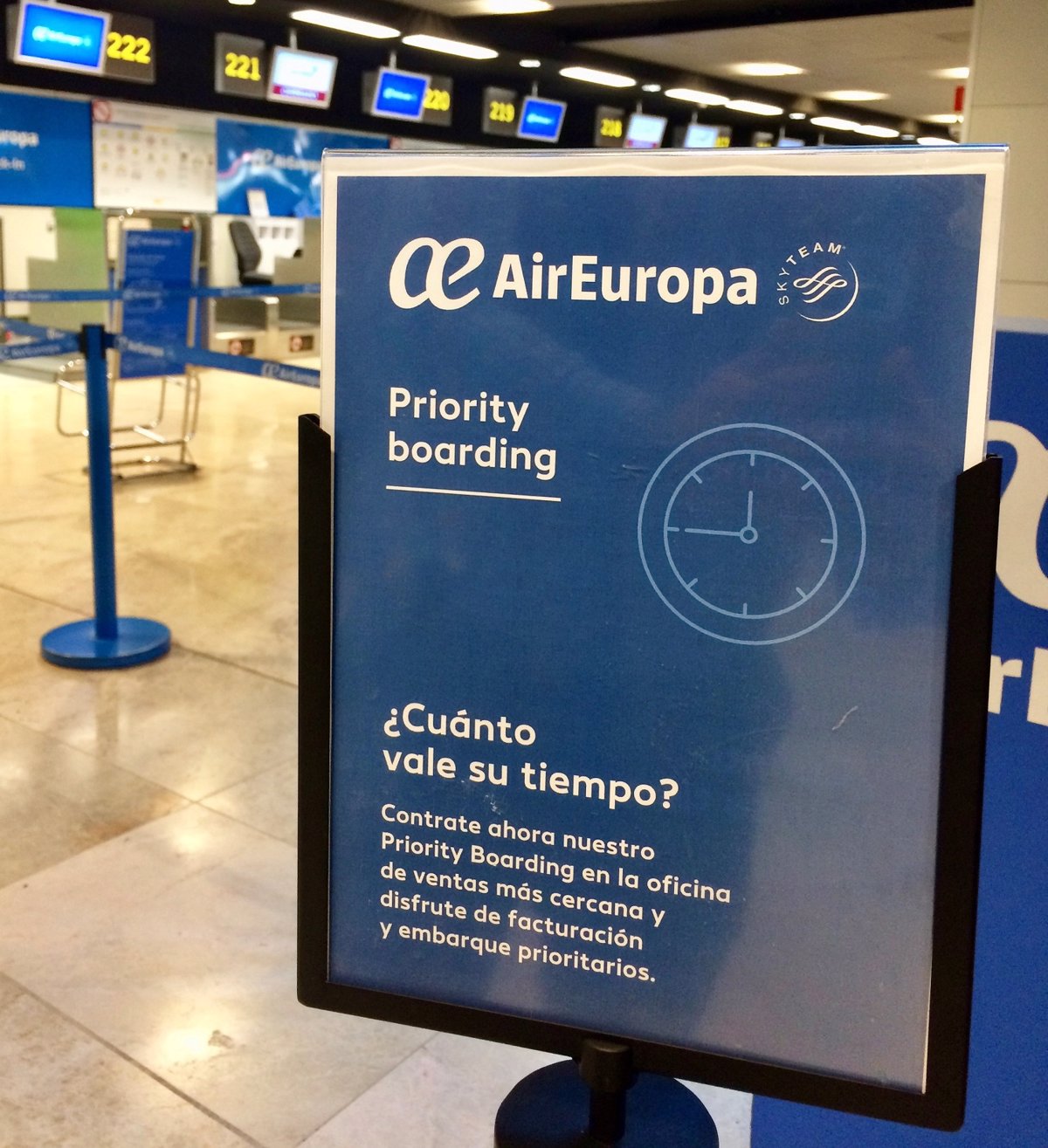 Air Europa amplía su de facturación y prioritarios