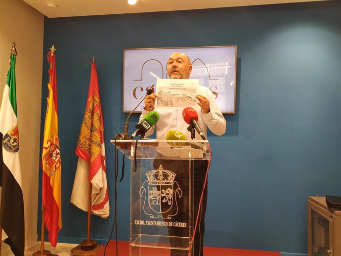El portavoz de Ciudadanos en Cáceres, Francisco Alcántara