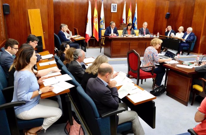 Pleno extraordinario del Ayuntamiento de Santander, el primero de la legislatura