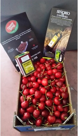 Jaén.- Torres opta por la promoción conjunta de sus cerezas con el aceite de oli