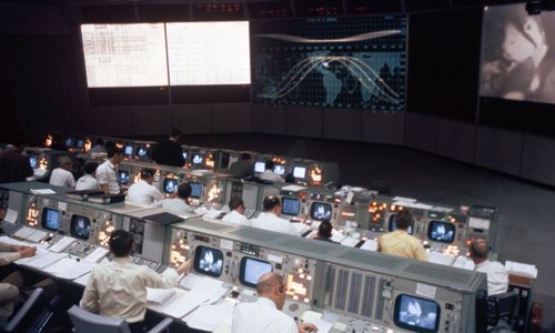 Centro de control de misiones Apolo