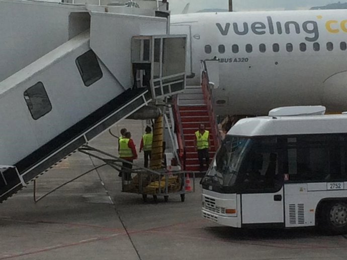 Operativa en el aeropuerto de Loiu