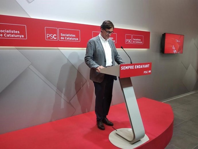 El secretario de Organización del PSC, Salvador Illa