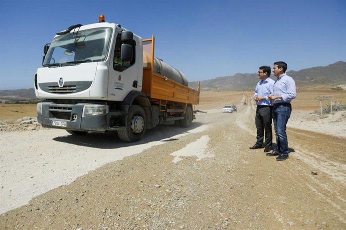 Obras de adecuación del camino de Los Genoveses