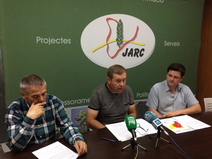 Lluís Viladrich, Xavi Vela i Jordi Vidal, membres de la Jarc.