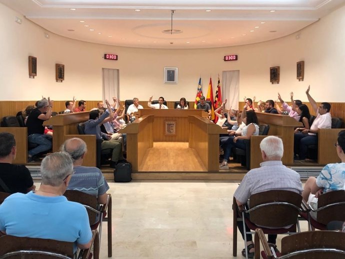 Pleno del Ayuntamiento de Paterma (Valencia)