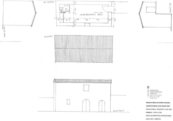 Proyecto básico del centro cultural Junyer Casals
