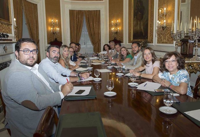 Reunión del equipo de gobierno de la Diputación de Cádiz