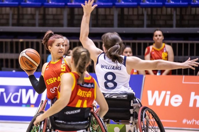 La selección española femenina vuelve a caer ante Gran Bretaña en el Europeo en silla de ruedas