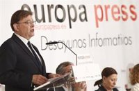 Ximo Puig reivindica el acuerdo como la buena política: "Pactar no es traicionar"