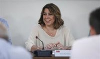 Susana Díaz defiende las propuestas de "reconocido prestigio" del PSOE-A para el consejo de la RTVA