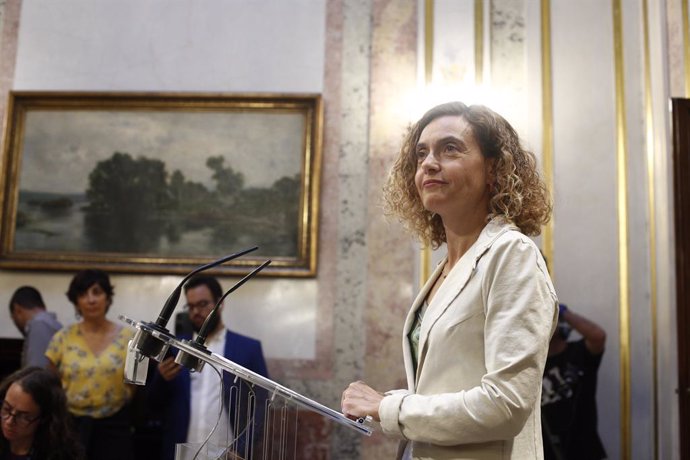 La presidenta del Congrés dels Diputats, Meritxell Batet, anuncia la data de la investidura del president del Govern espanyol