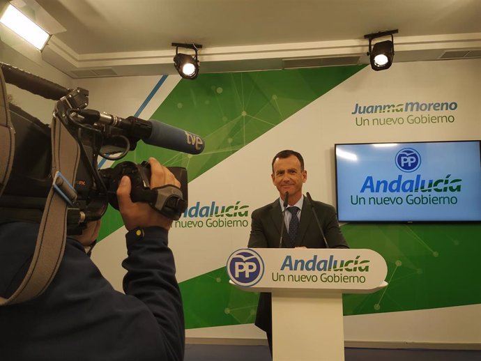 El vicesecretario de Sectores Productivos del Partido Popular en Andalucía, Pablo Venzal, en una imagen de archivo.