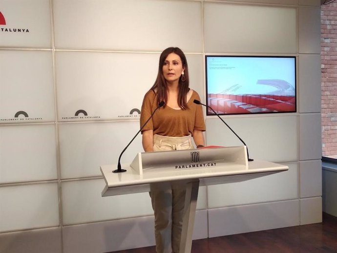 La portaveu de Cs al Parlament, Lorena Roldán