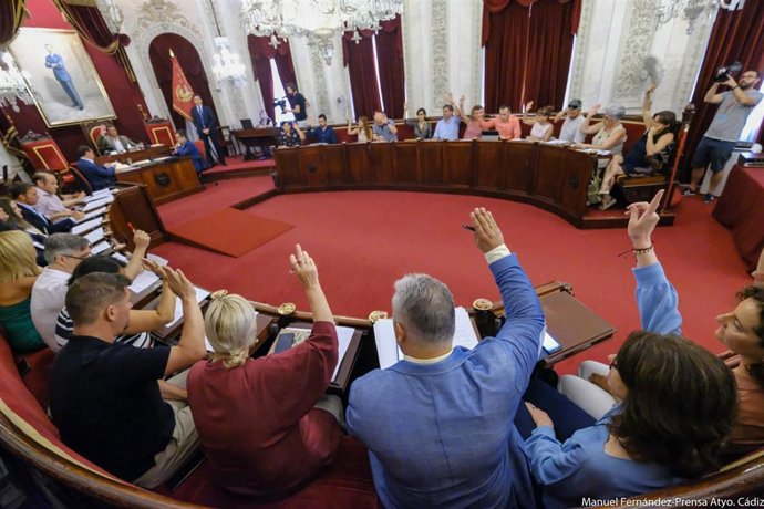 Pleno del Ayuntamiento de Cádiz