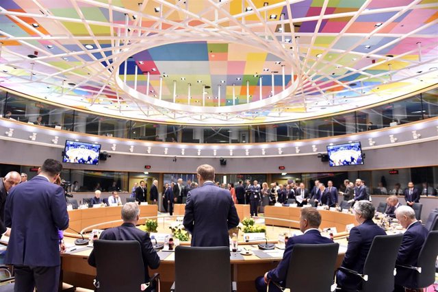 Sala del Consejo Europeo en Bruselas