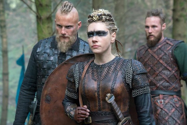 Lagertha en la serie Vikingos