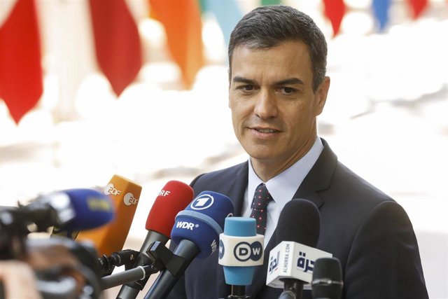 02 July 2019, Belgium, Brussels: Spanish Prime Minister Pedro Sanchez arrives on the third day of the European Union leaders special summit. Photo: Thierry Roge/BELGA/dpa