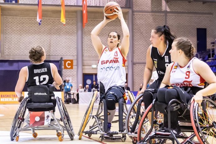 La selección española femenina encaja ante Alemania su tercera derrota en el Europeo en silla de ruedas