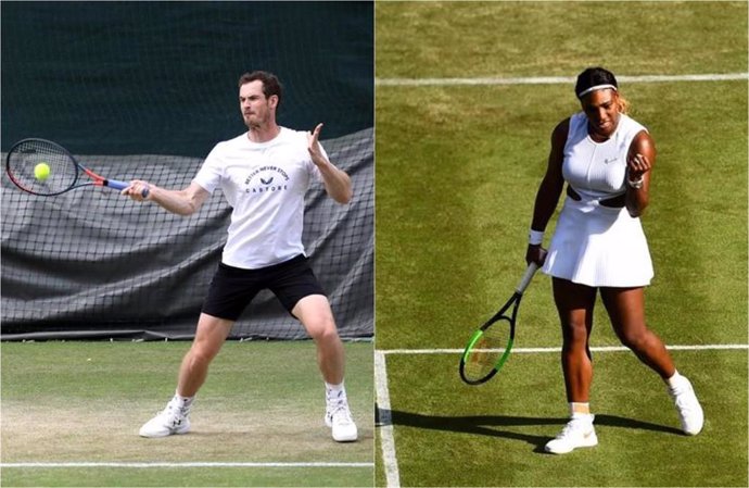 Andy Murray y Serena Williams