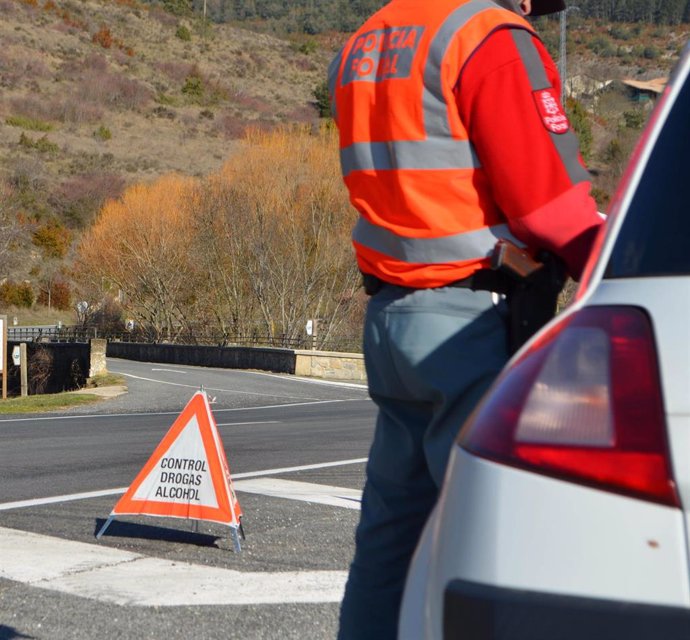 Control de alcohol y otras drogas de la Policía Foral