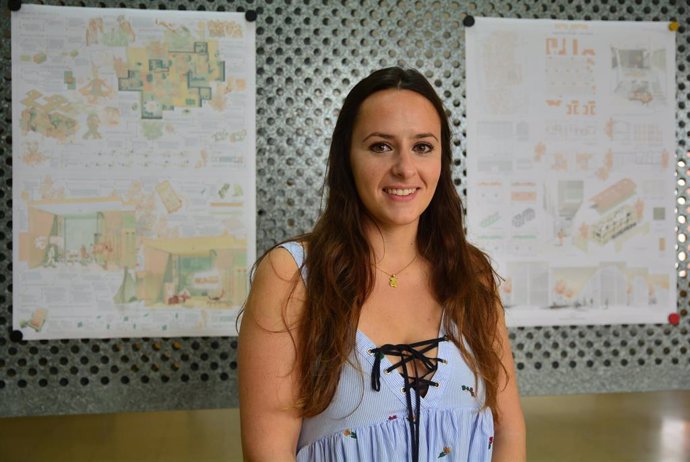 La alumna de la Universidad Politécnica de Cartagena (UPCT) Eva Moreno Álvarez