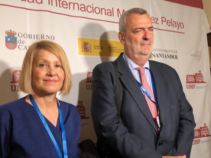 Carmen Barrera y José María Goerlich (CES)