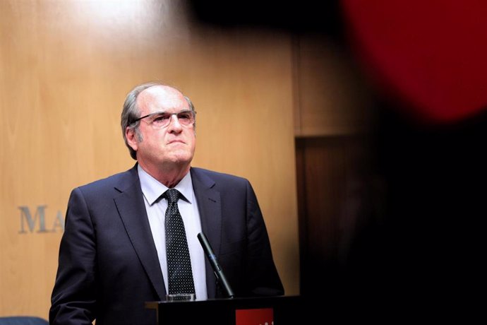 Imagen de archivo del candidato del PSOE a la Presidencia de la Comunidad de Madrid, Ángel Gabilondo, en la Asamblea de Madrid.