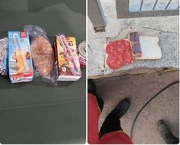 Menú del desayuno y la comida que se facilitó a los militares de la UME durate sus trabajos de extinción en el incendio de Tarragona