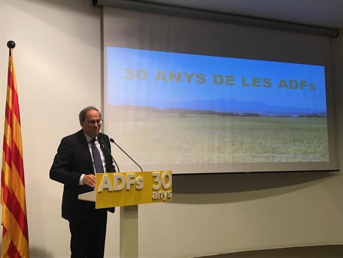 El presidente de la Generalitat, Quim Torra