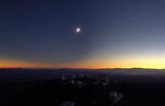 Foto: VÍDEO Así se vió el eclipse solar en un observatorio de Chile