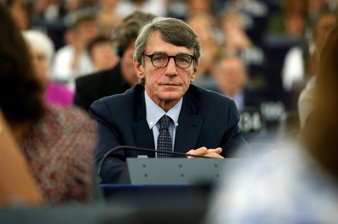 UE.- El socialista italiano Sassoli, nuevo presidente de la Eurocámara para los próximos dos años y medio