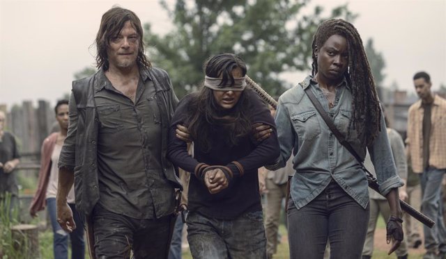 Daryl y Michonne en The Walking Dead