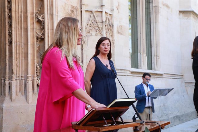 La consellera de Salut i Consum, Patricia Gómez, durant la presa de possessió del crrec. 