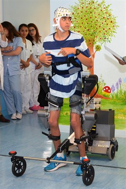 Exoesqueleto desarrollado por el Hospital Niño Jesús de Madrid