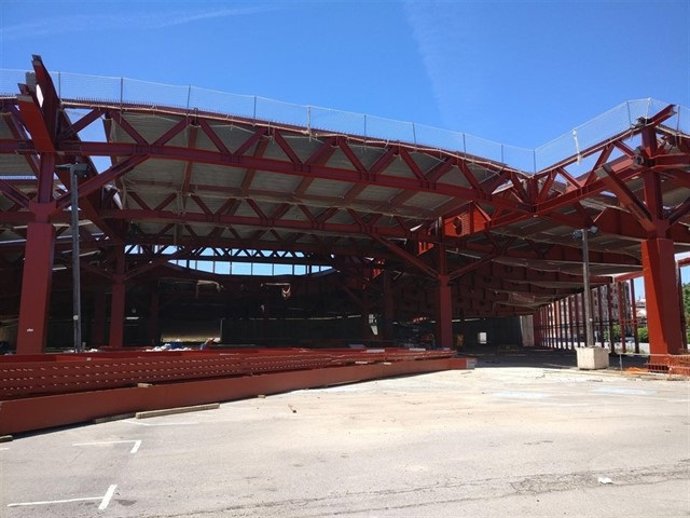 La nueva estación de autobuses de Logroño, en obras