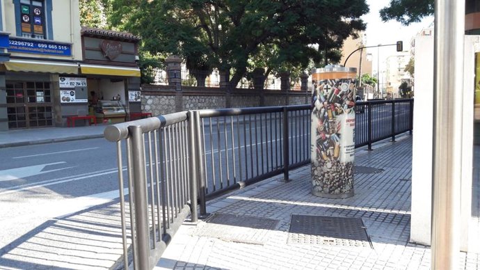 Barandillas en calle Málaga capital