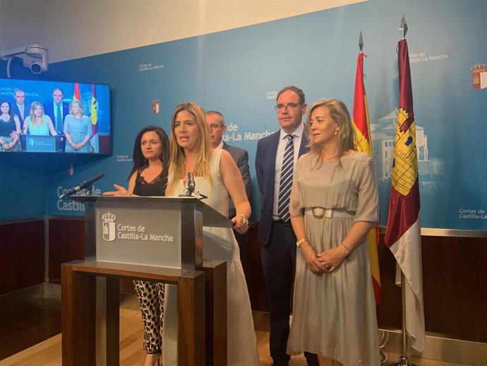 Diputados del PP en rueda de prensa