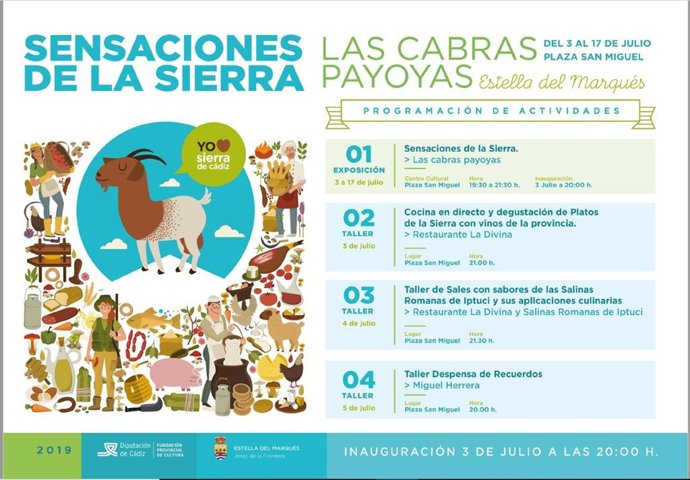 Cartel de la programación de 'Sensaciones de la Sierra'